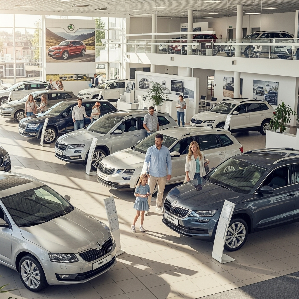 Najpopularniejsze modele Skoda w oczach klientów salonów